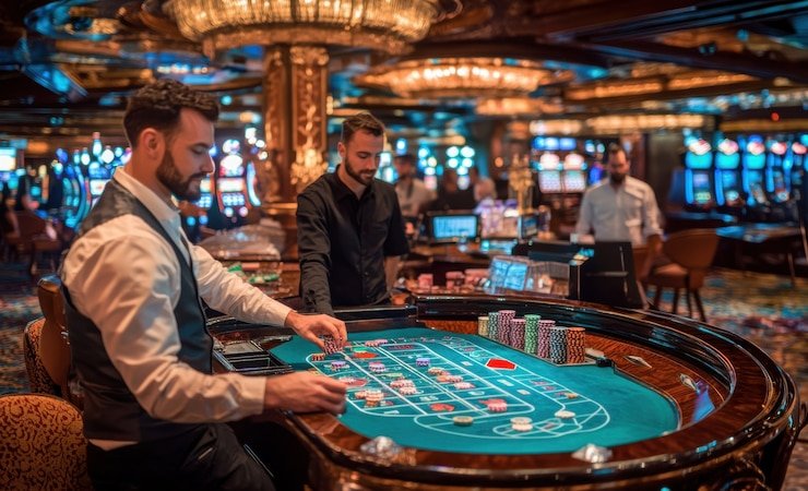 Tampilan permainan slot Blueprint Gaming dengan fitur bonus